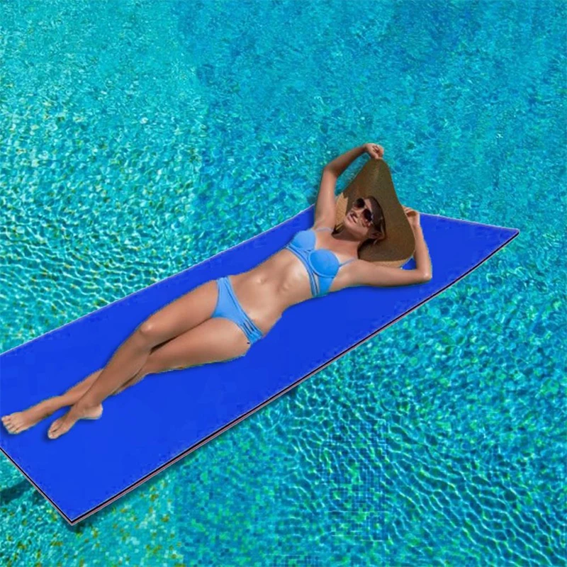 1.8M/70.9in Floating Pad Summer New Large Outdoor Tear-Resistant  Foam Swimming Pool Water Blanket Float Mat Bed