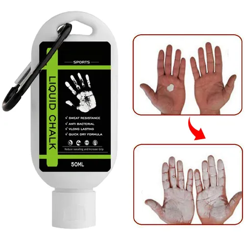 Tiza líquida deportiva de 30/50/100ml, polvo de magnesio para Fitness, levantamiento de pesas, crema antideslizante, agarre, levantamiento de pesas, escalada, gimnasio, deportes
