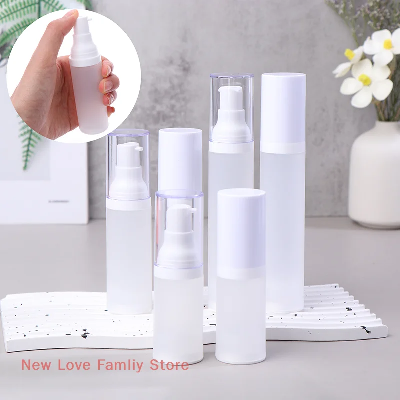 1 Pc 20/30/50ML Portable Vacuum Lotion Refill Bottle Cosmetic Lotion Cream Container Travel Pump Bottle Packaging Tools