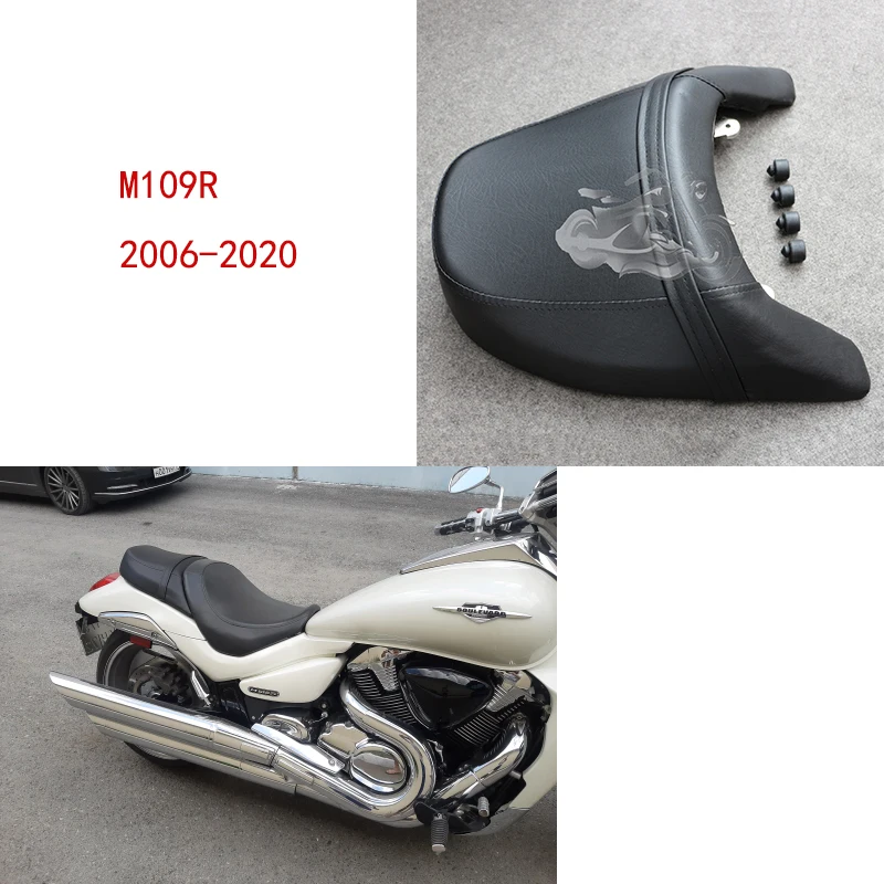 

Motorcycle Rear Passenger Cushion Pillion Seat Fit For Boulevard M109R 2006 - 2020 M 109R 2007 2008 2009 2010 11 12 13 14 15 16