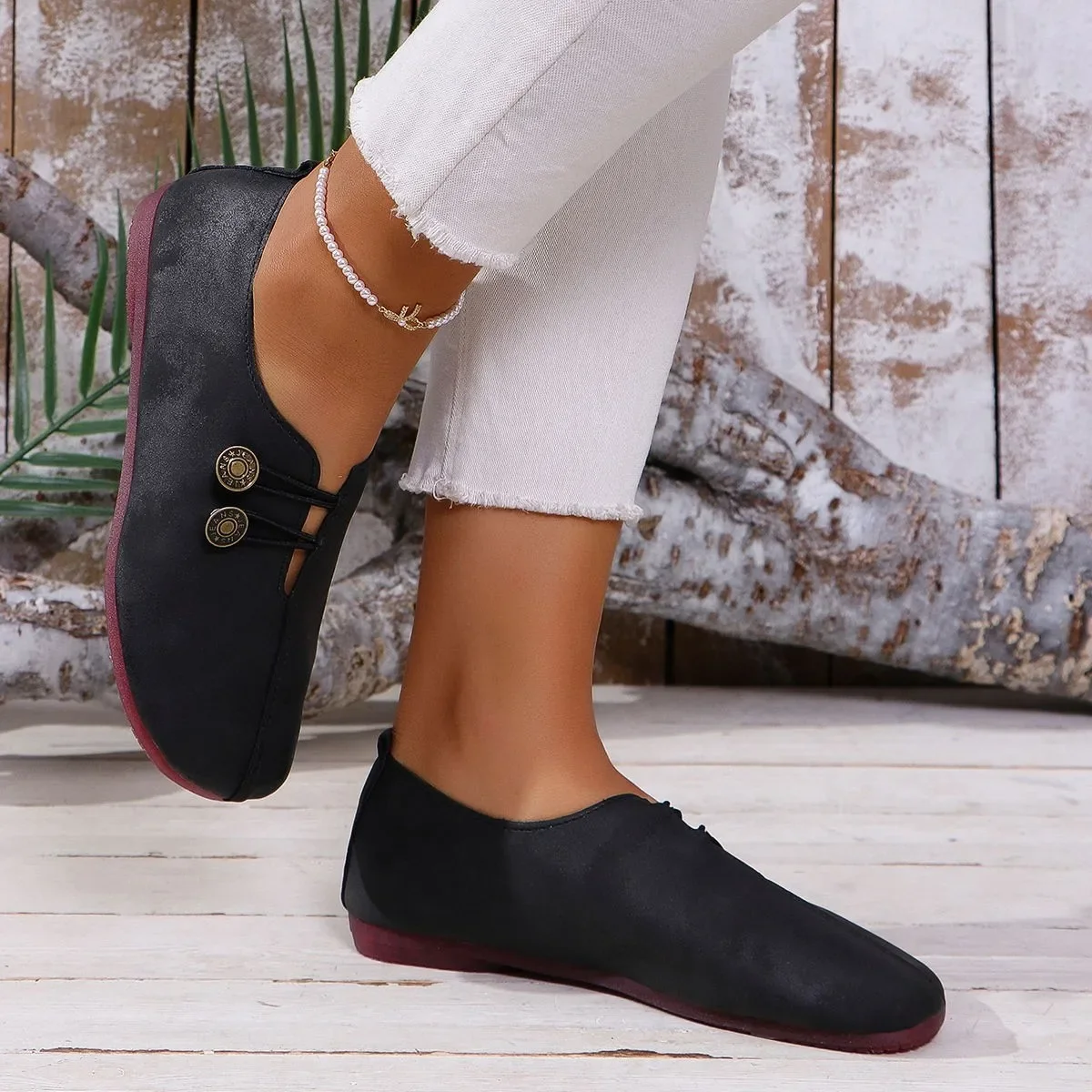 Women\'s Flats Marie Janes Shoes Fashion Casual Sports Sneakers Trend Brand Women Fashion Dress Shoes New Lace Up Femme Zapatos