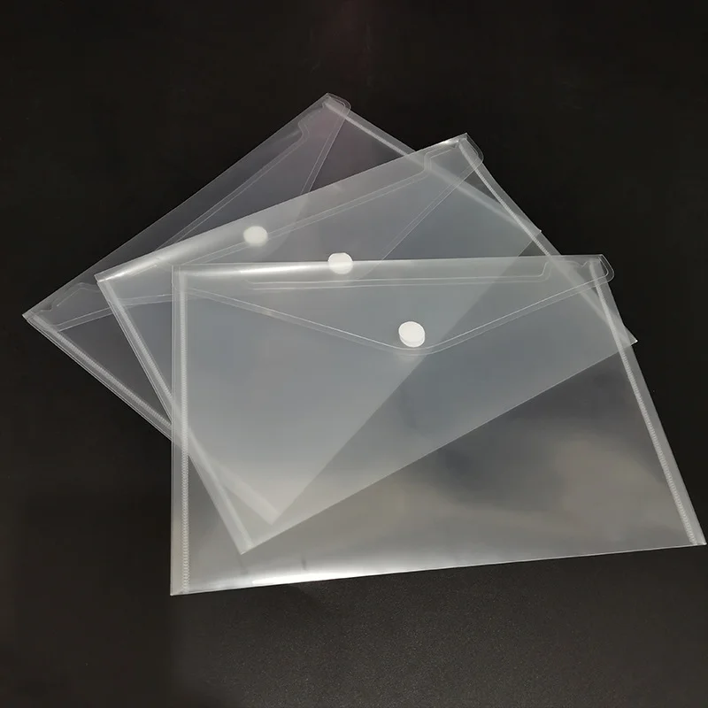 A5 10-100 pieces/set folder bag A5 folder transparent plastic file paper office supplies