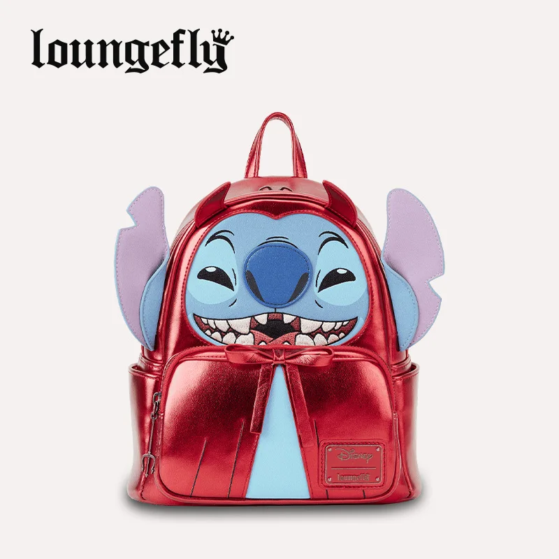 Loungefly Disney Stitch Little Devil COS Backpack Wallet Fashion Casual Backpack Surprise Gift