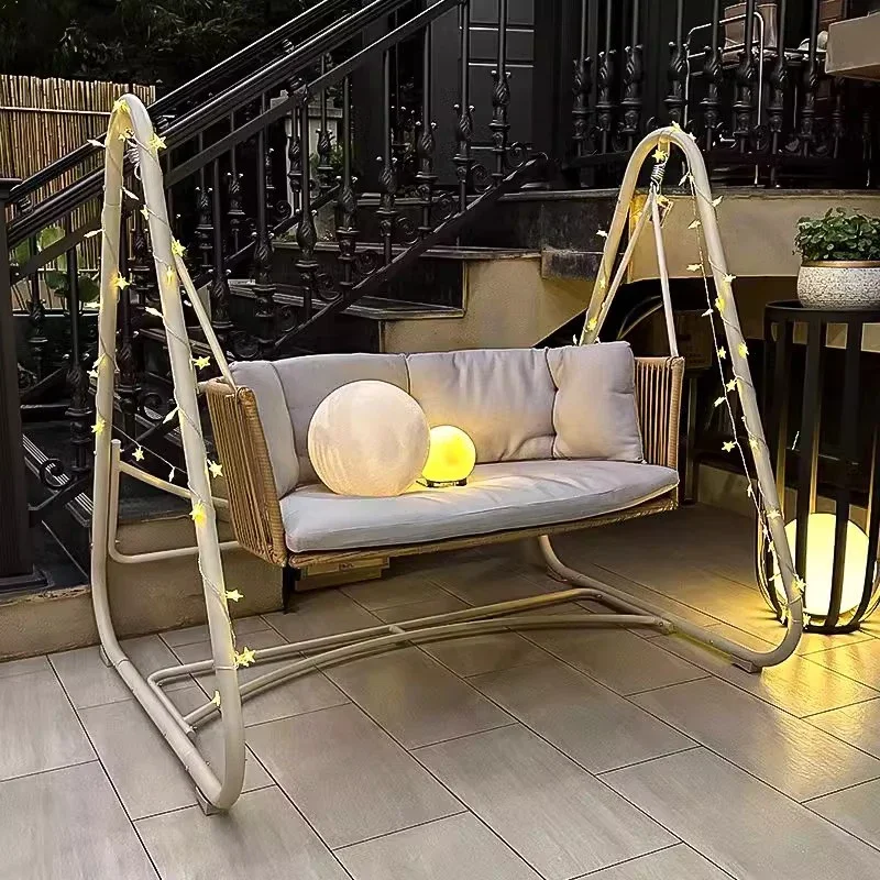 

Rocking Terrace Lounger Patio Swings Hammock Hanging Relax Garden Patio Swings Suspended Street Outdoor Furniture Columpiar LLPS