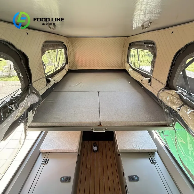 Customized Hard Shell Truck Bed Camper With Lift System And Rear Entry Door For Off Road Adventure Bulk Purchase Save Money