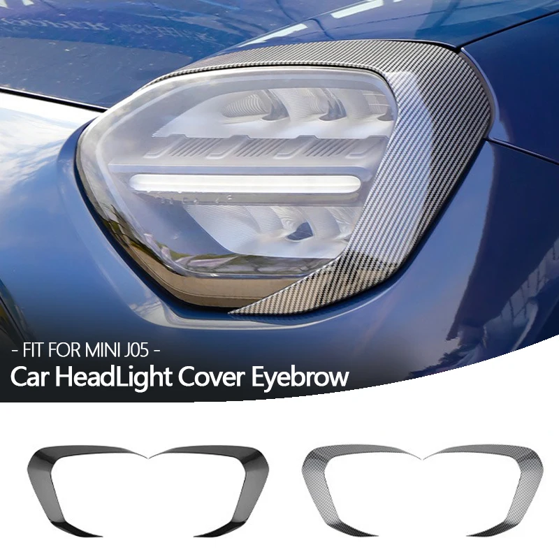 

2 шт./компл. автомобильные фары, рамка для бровей, наклейка для MINI J05 Aceman, для нового электромобиля, украшения для фар, аксессуары
