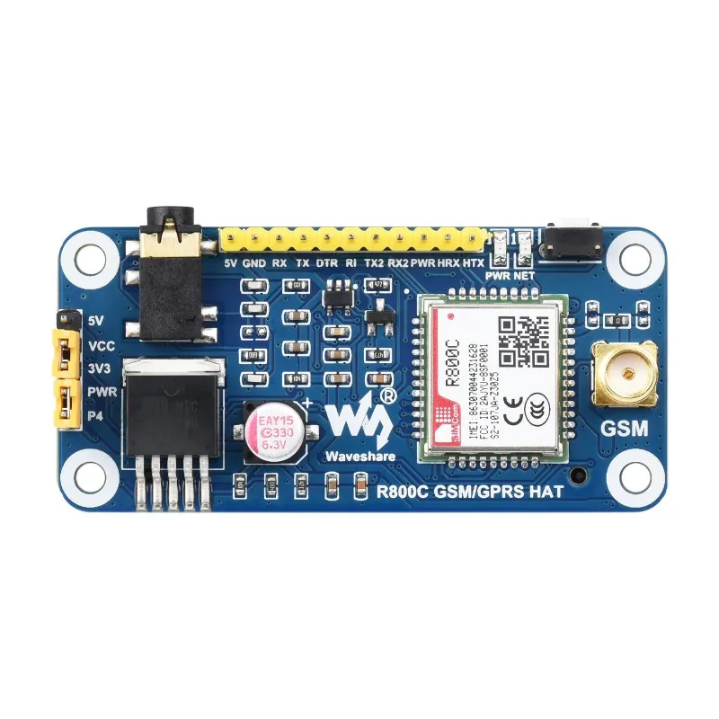 Waveshare R800C GSM/GPRS HAT For Raspberry Pi