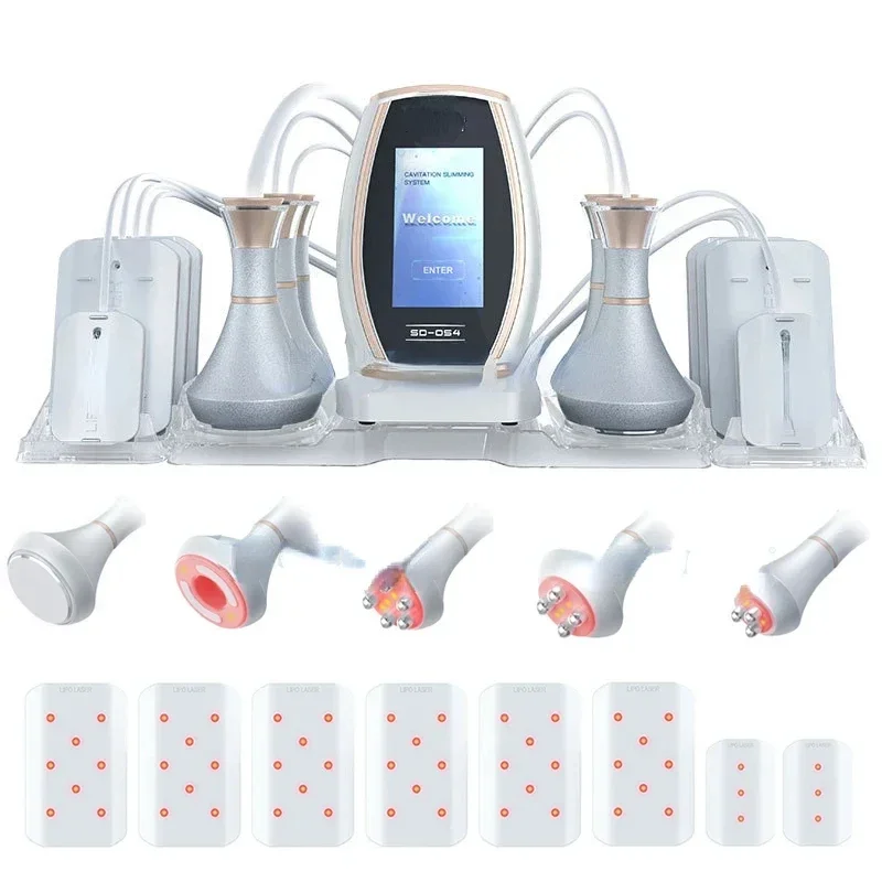 Cavitation Ultrasonic Body Slimming Machine Multi-Polar Radio Frequency Anti-Wrinkle Rejuvenation Skin Lift Tighten