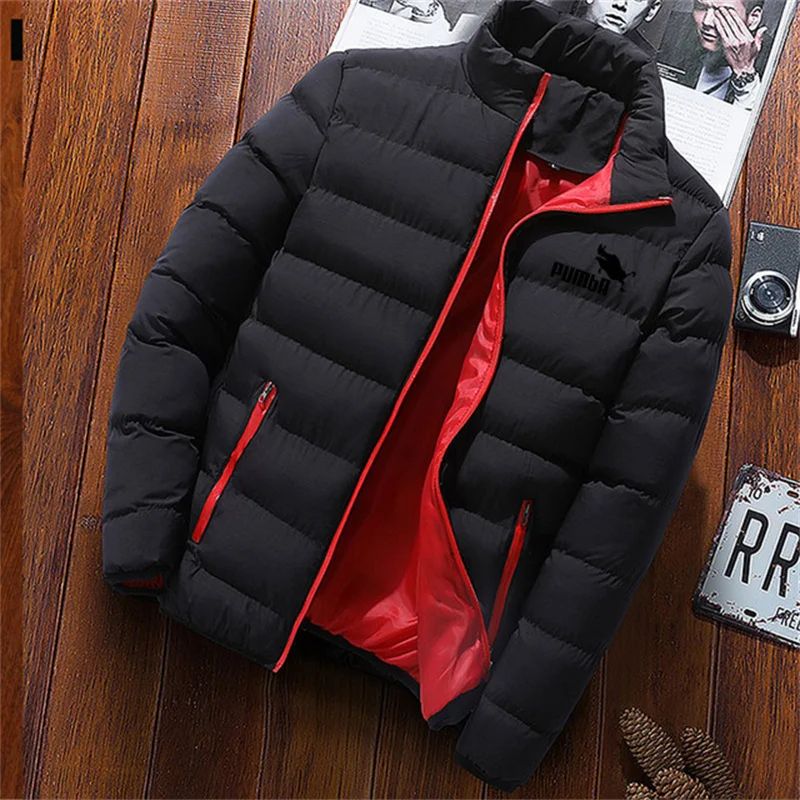 Men\'s New Autumn and Winter Casual Warmth Thickened Waterproof Coat Parka Windproof Hooded 2024