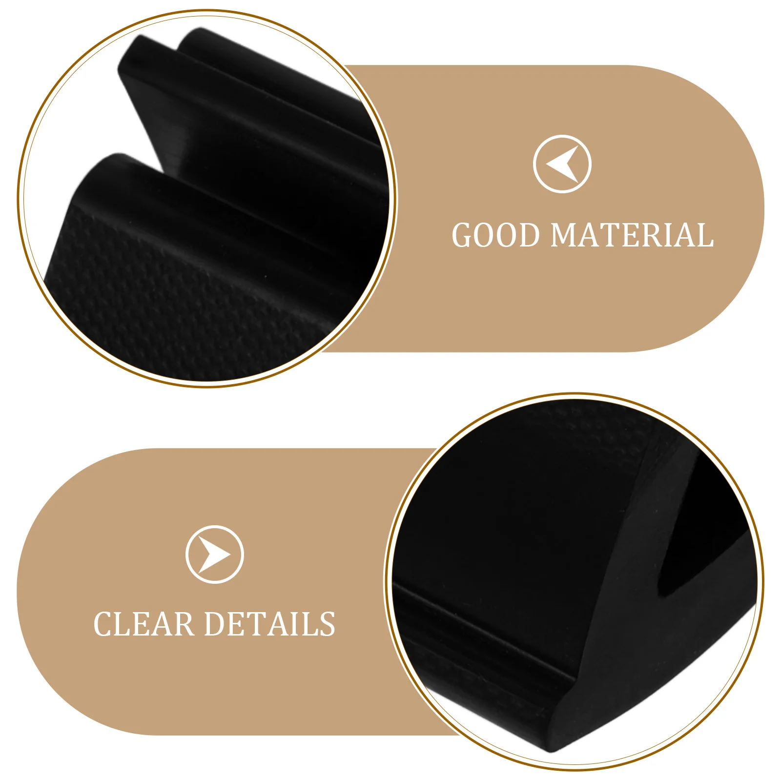 مشابك تثبيت على الزجاج الأمامي للعمود، مطاط عالي التحمل، آمن مناسب لركوب الخيل، لا توجد أدوات مطلوبة، سهلة التركيب #3