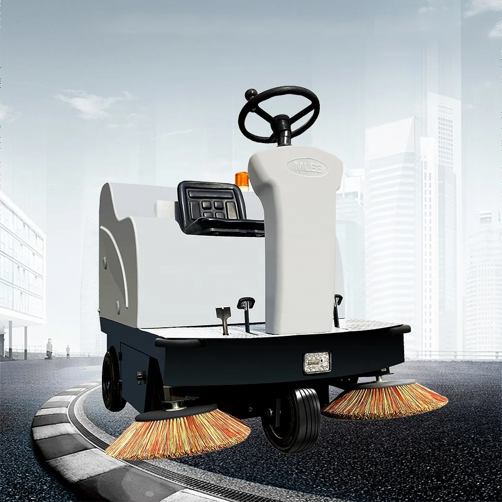 MLEE1450 Street Sweeping Machine Battery Recharged 120L Road Floor Cleaning Sweeper