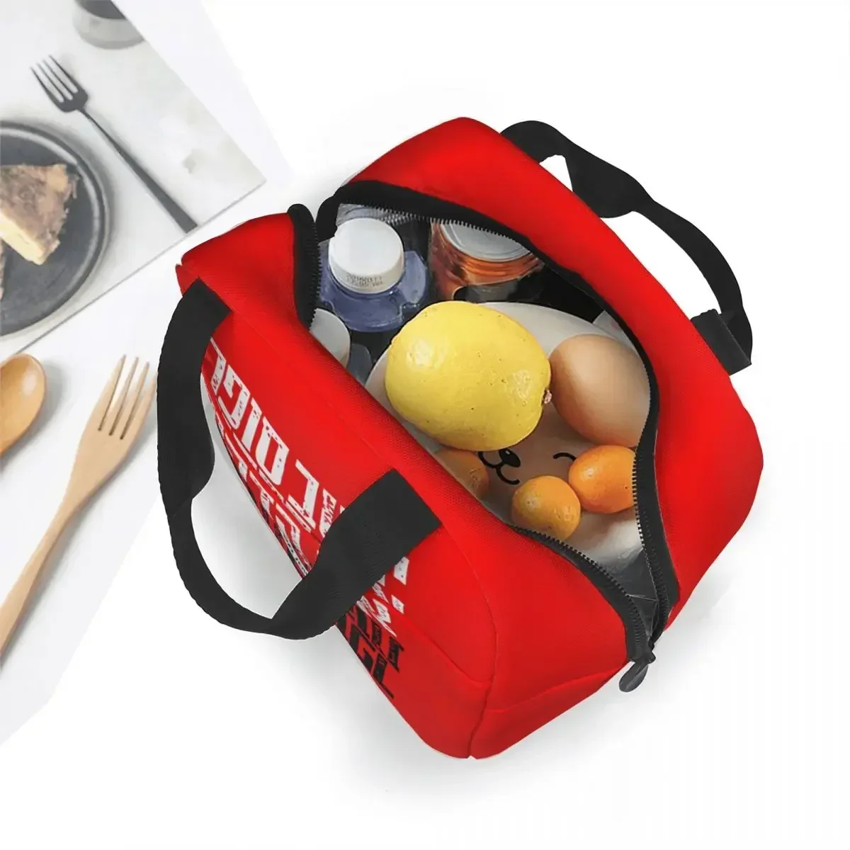 Hapoel Jerusalén baloncesto bolsa de almuerzo de gran capacidad impermeable aislamiento térmico caja de almacenamiento de alimentos escuela adultos niños Unisex