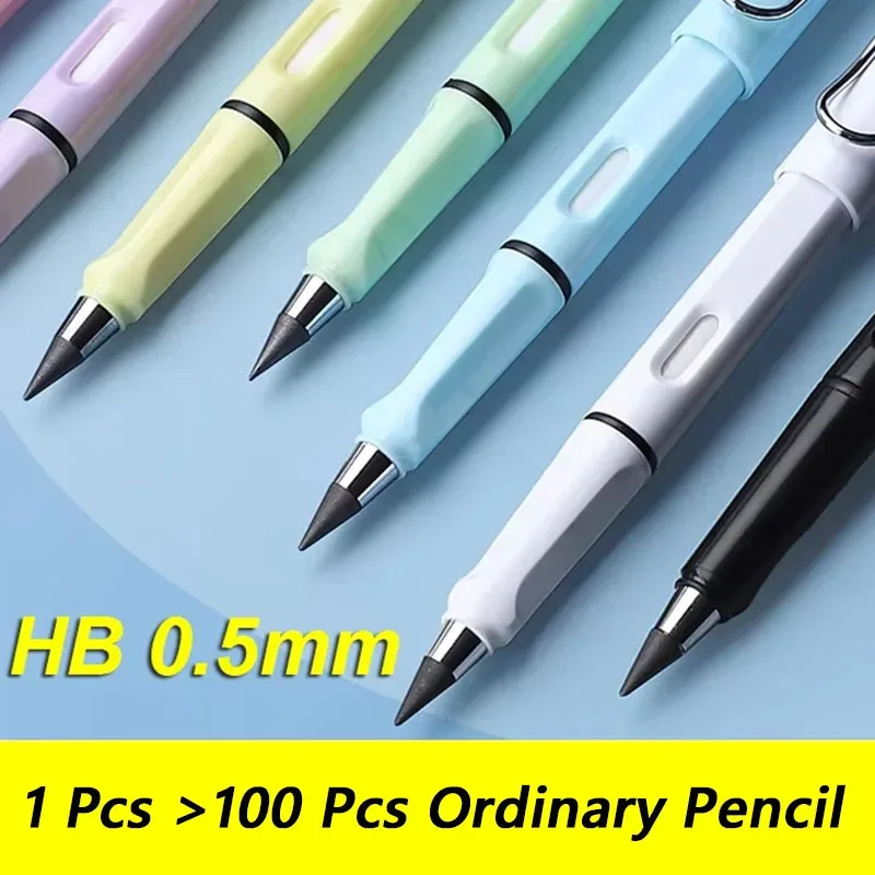 1/4/8pc New Technology Unlimited Writing Pencil No Ink Novelty Pen Art Sketch Painting Tools Kid Gift School Supplies Stationery