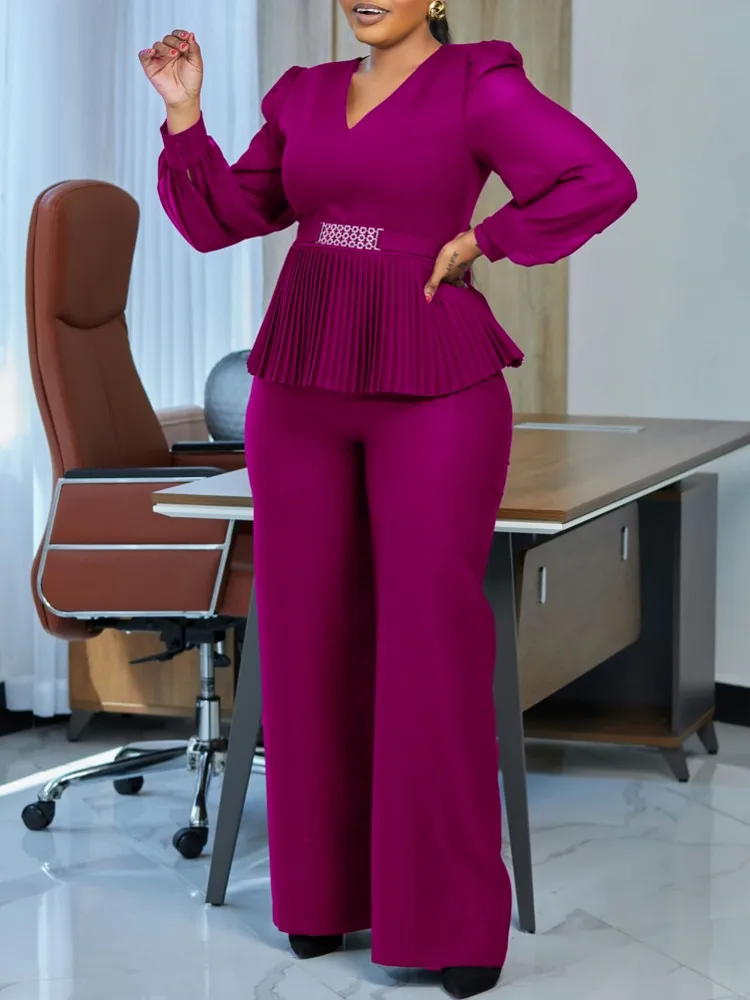 2 Piece Women Sets 2025 New Arrival Plus Size Spring Summer Matching Sets Two Pieces Sets Top And Pants Suits Outfits Clothing