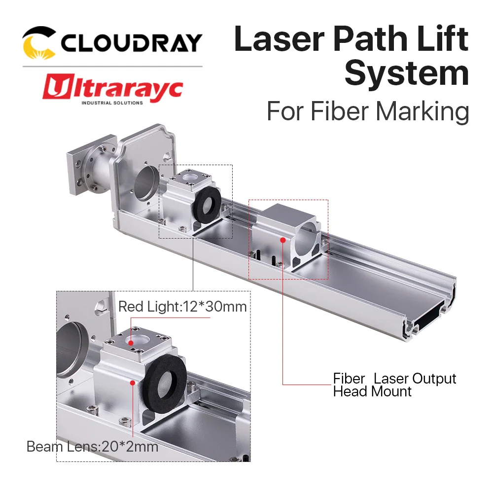 Ultrarayc Laser do znakowania ścieżki kolumny podnoszącej ręczny System 500mm do maszyny do znakowania włókien