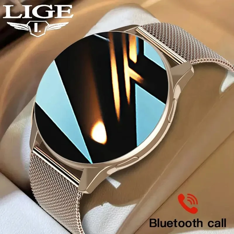 

LIGE Men Smart Watch Women Heart Rate Blood Pressure Monitor Bluetooth Call Watches Man Waterproof Smartwatch For Xiaomi HUAWEI