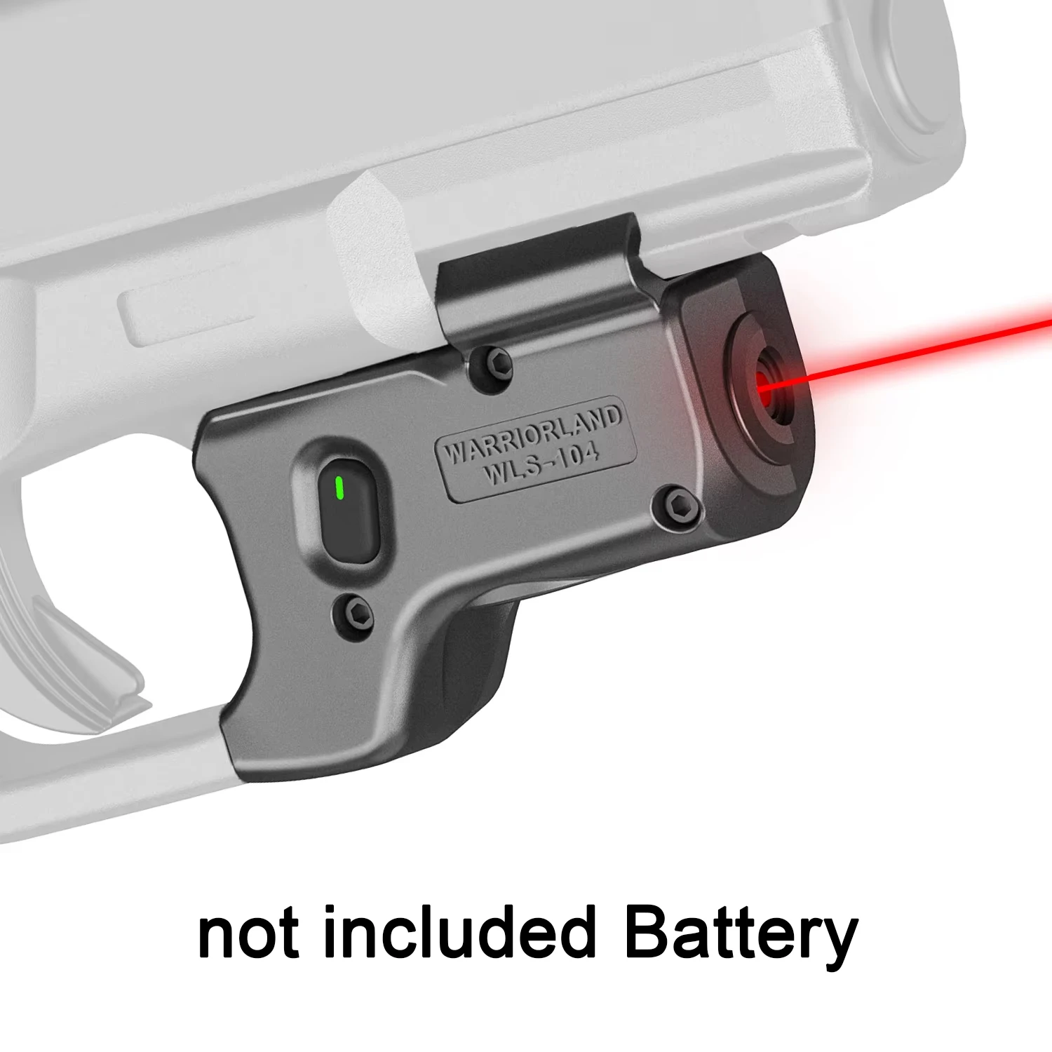 Red Laser Light No battery Glock 17 19 (Gen 3-5)/23 31 32(Gen 3-4) /19 44 45 (Gen 3-5) Sight with On/Off Indicator(Only Light)