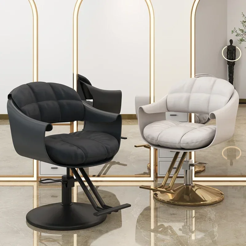 منتجات لكرسي الحلاق لقص الشعر في صالونات التجميل وغسل الشعر باللون الأسود شديد التحمل وغطاء باديكير للسبا والجلد والأريكة الحمراء