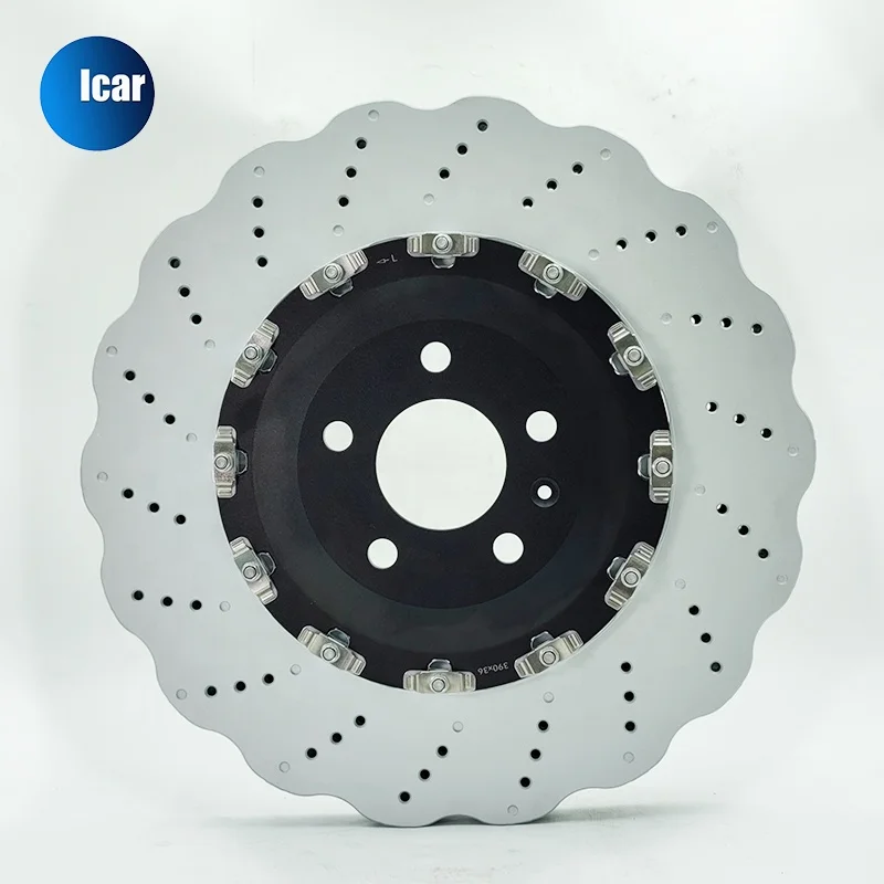 

Icar 390*36mm 2-piece Brake Disc Floating Front for Audi RS6(4G5;4GD)/RS7 OE#4G0615301E
