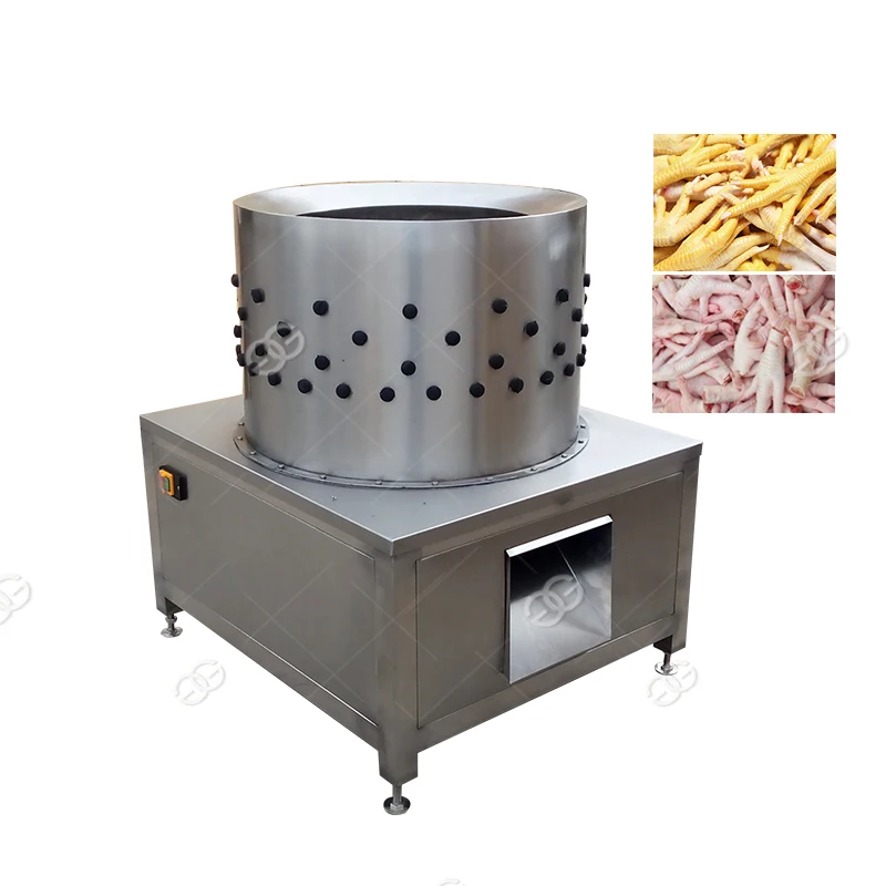 

Small Capacity Chicken Feet Peeling Machine Chicken Claw Cutter Price