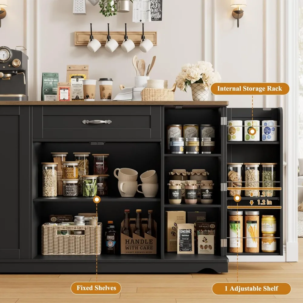 Armário de quarto de madeira de 72 polegadas de altura com espelho, haste suspensa e duas gavetas