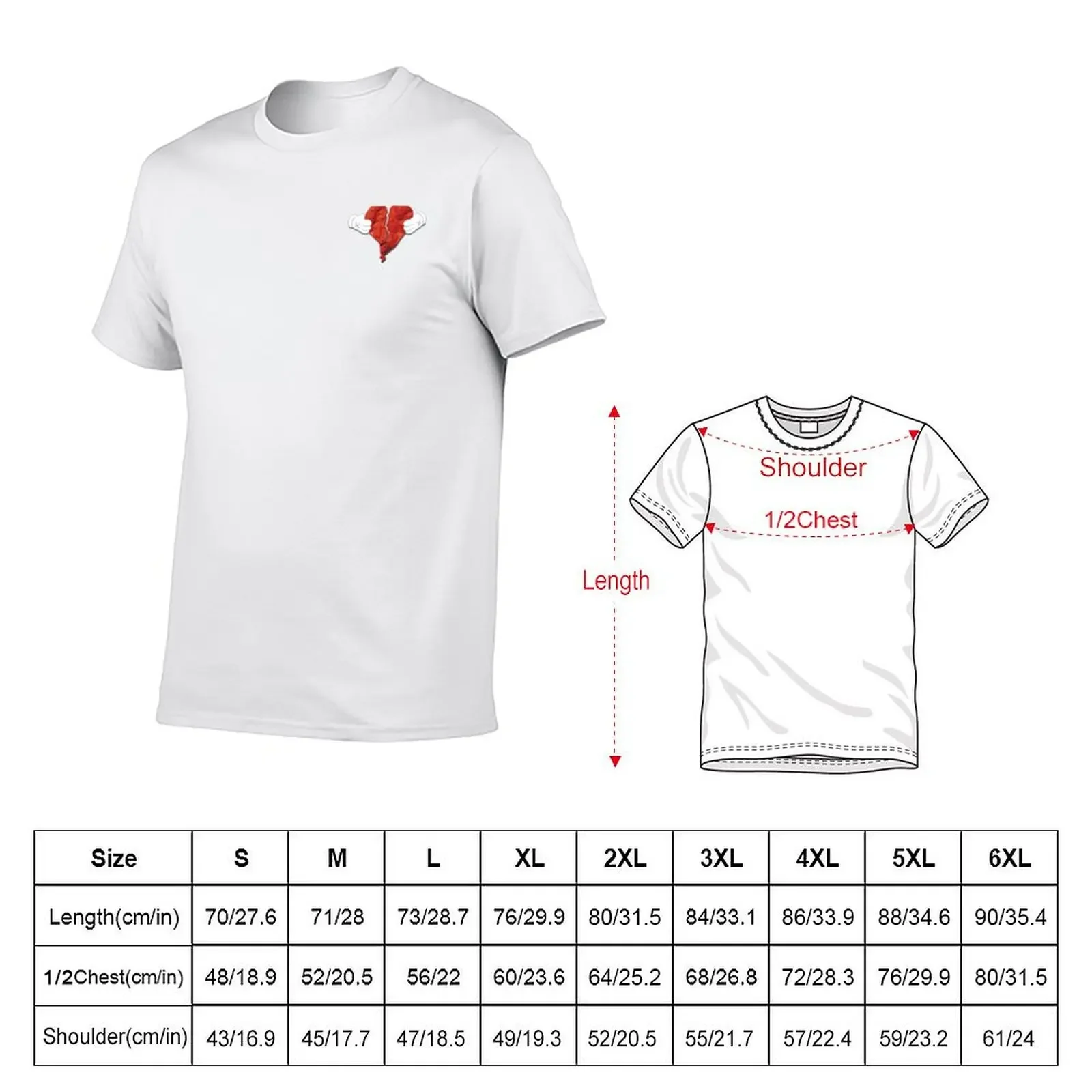 808s and heartbreak T-Shirt cotton graphic tees Short sleeve tee Blouse heavyweight t shirts for men