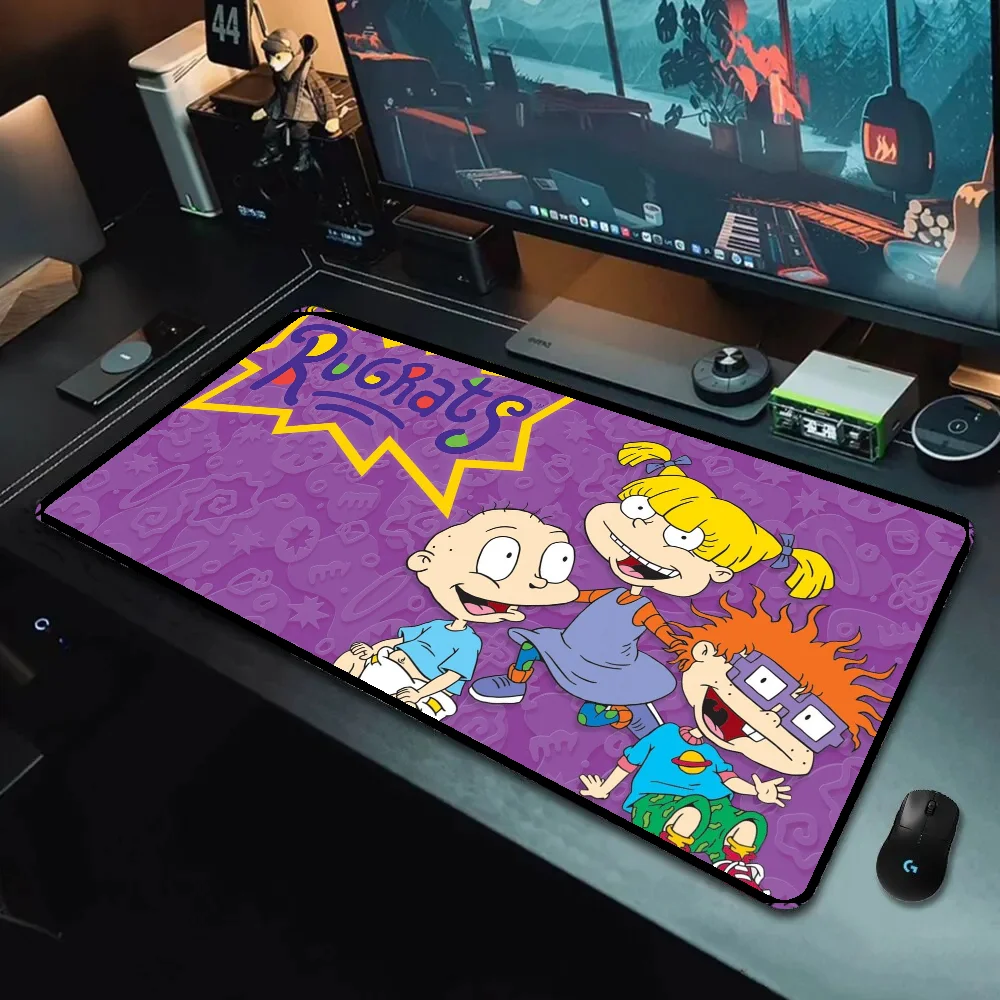 كارتون R-Rugrats الوافدين الجدد ألعاب سرعة الفئران التجزئة لوحة ماوس مطاطية صغيرة الحجم للعبة CSGO الكبيرة كمبيوتر مكتبي كمبيوتر محمول #4