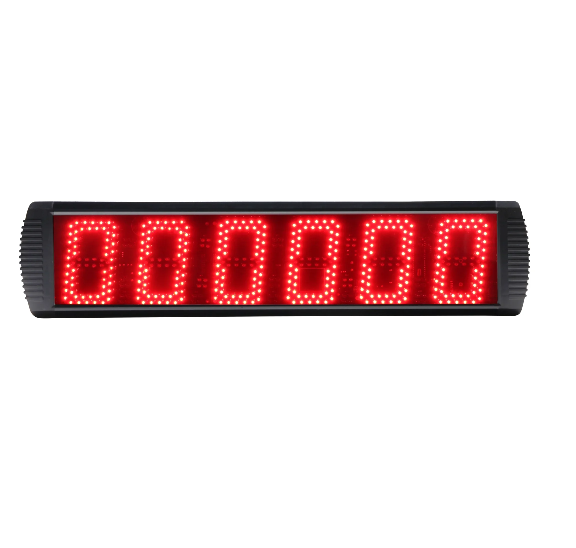 GX GS6T-5R Semi-indoor 5 Inch 6 Digits Countdown Clock Digital LED Sports Stopwatch Electronic Race Stop Start Timer