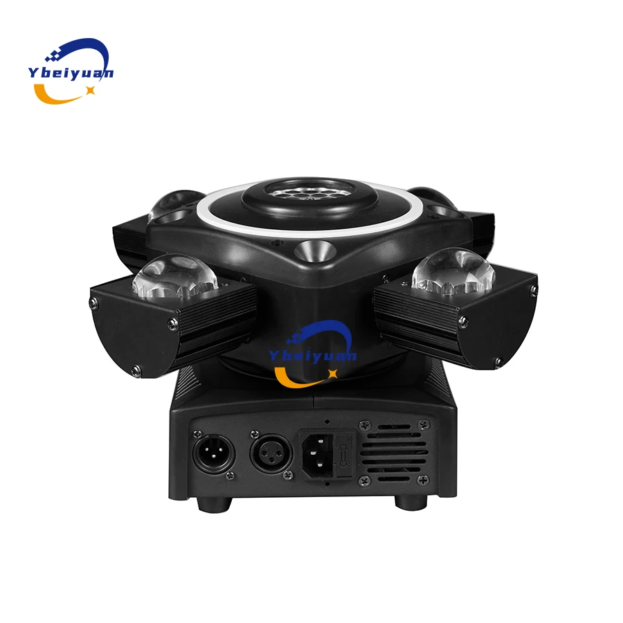 RGBW 4-in-1 90W Farbe Moving Head Licht Vierarmige Bühnenlicht Laserlichteffekt DMX512 DJ Disco Licht Geeignet für Hochzeitsfeier – Detail 5