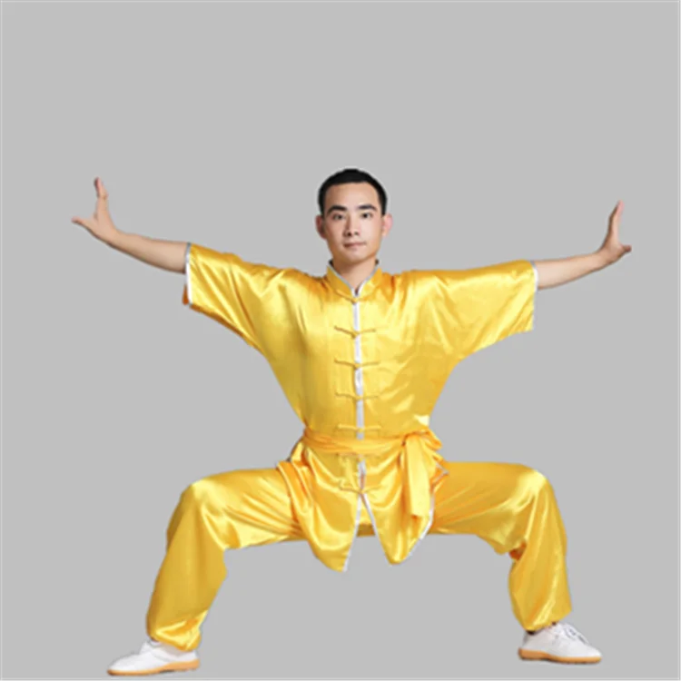 Chinese Tai Chi Shaolin Kung Fu Uniform Wushu Clothing Martial Art Suit Taiji Wushu Costume Wing Chun Stage Performance