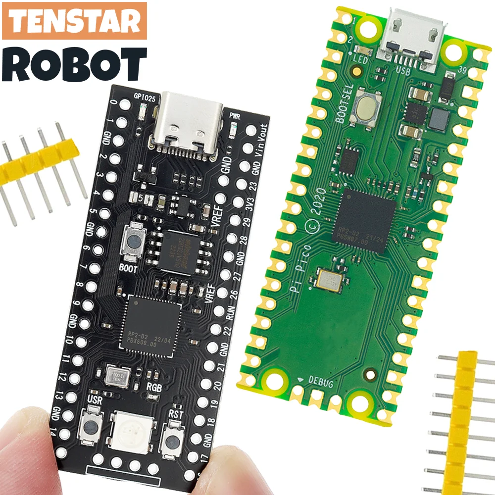 Pico Board RP2040 Dual-Core 264KB ARM Low-Power Microcomputers Wysokowydajny procesor Cortex-M0+ dla Raspberry Pi