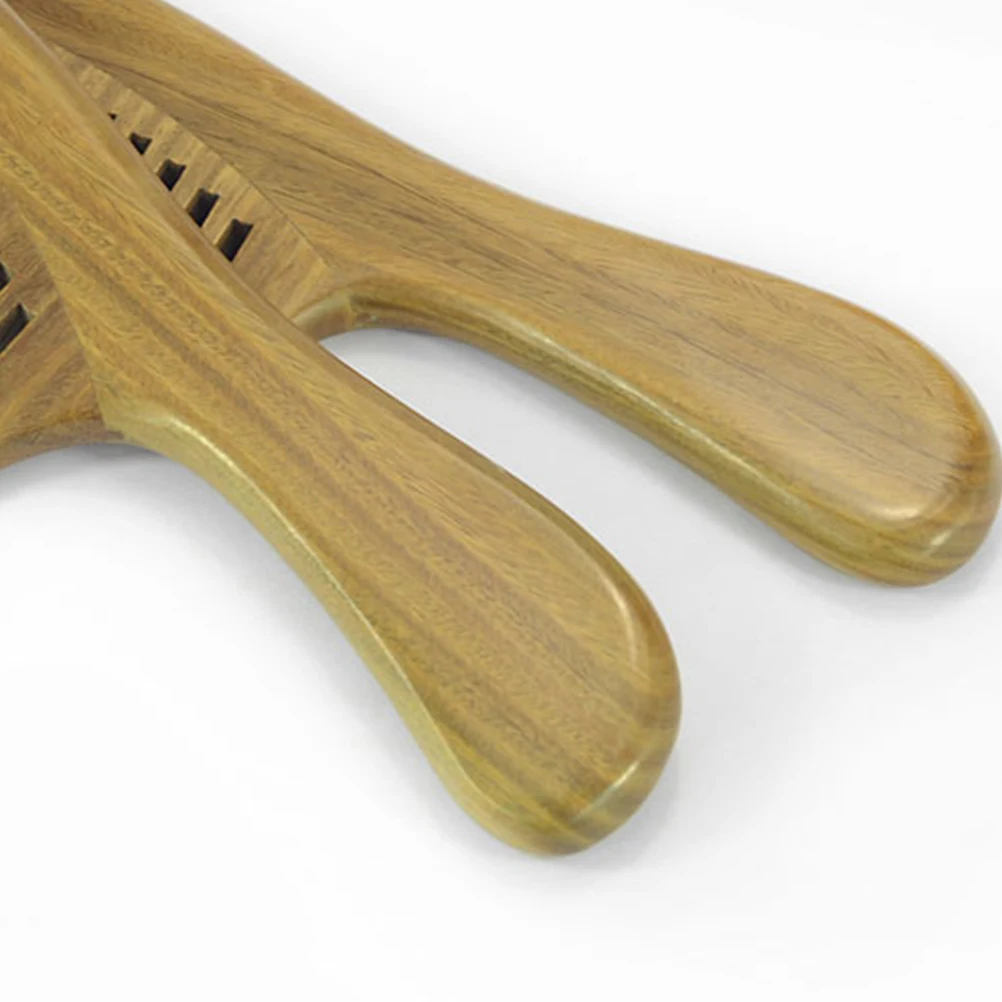 

20 Cm Green Sandalwood Comb Natural Texture Anti-Static Hair Care Massage Wooden Comb for Comfortable Grip