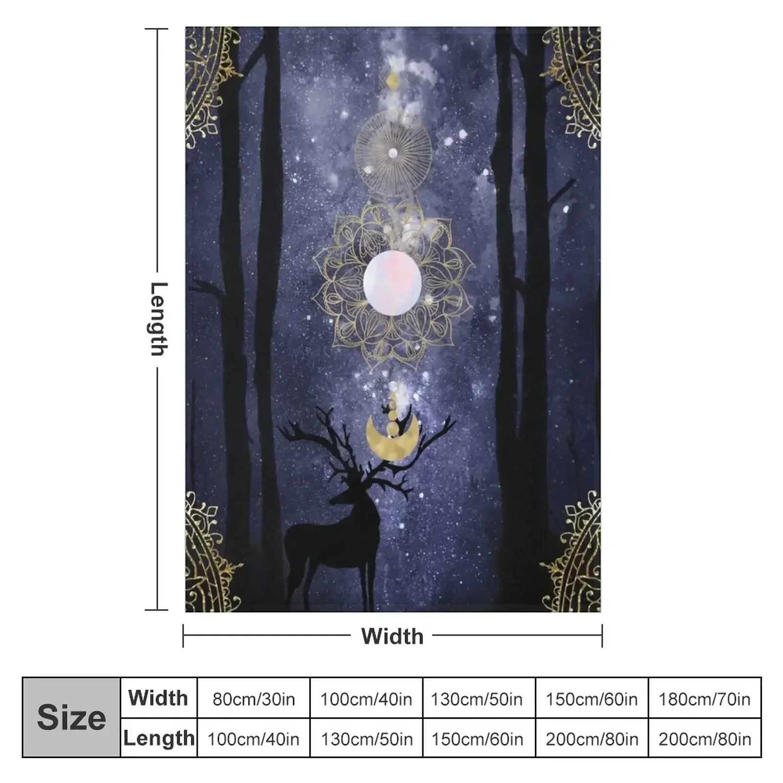 Magick Night Throw Blanket Soft Big Blankets For Sofas Blankets