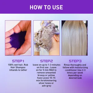 Renk gri fiksasyon, saç boyası, şampuan, ağartıcı örtüsünden sonra sarıya solma, tahriş edici olmayan, mor, mavi ve sarı saçlardır 8 en çok satılan, şampuan, sarı saç ve-no. 1