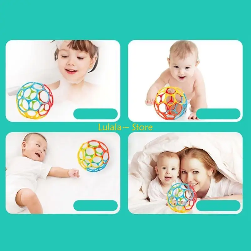 

Y4QA Pretty Mini Finger Hole Toy Ball Educational Ball Hole Hand Catching the Ball for Children of All Ages