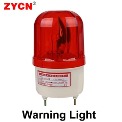 Luz indicadora de LTE-1101 giratoria, baliza impermeable, sin sonido, lámpara de alarma estroboscópica, 12V, 24V, 110V, 220V, amarillo, azul, rojo y verde