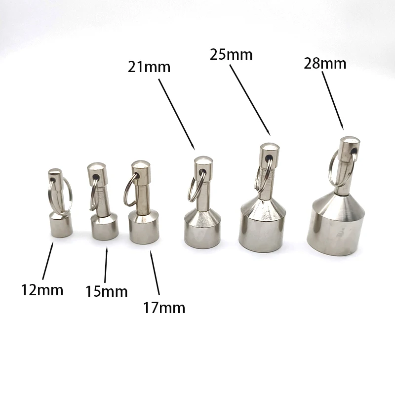 Super Strong Metal Magnet Check Car Keys Keychain Split Ring Pocket Keyring Hanging Holder Portable Outdoor Tools Silver Color