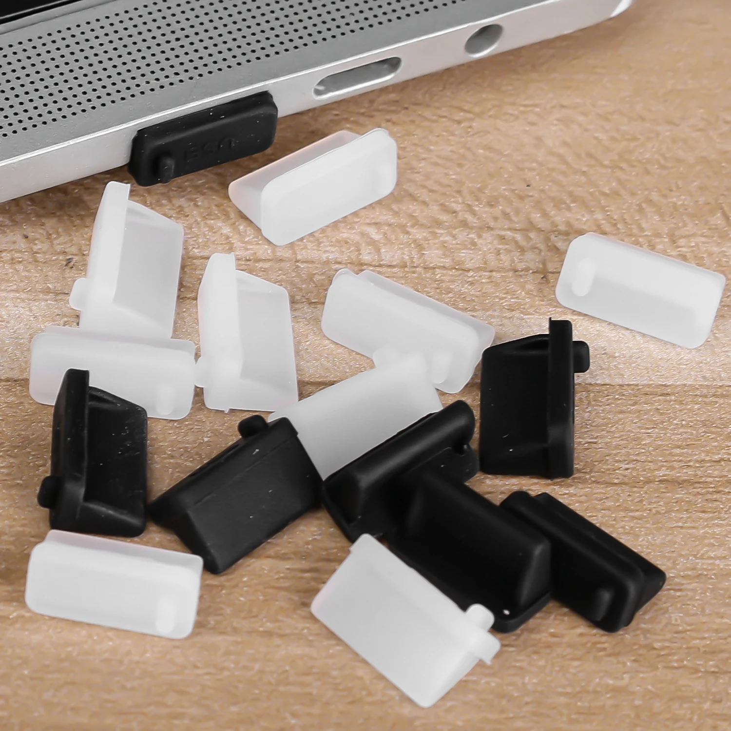60/40/20/10 قطعة USB A الغبار المقابس لأجهزة الكمبيوتر المحمول الكمبيوتر المحمول USB شحن منافذ حماة سيليكون الغبار قبعات غطاء الغبار