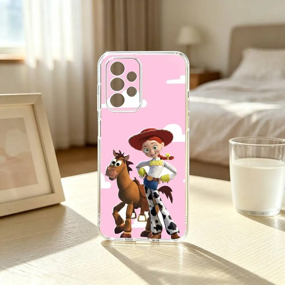 Toy Story-S 5 Jessie-S  Phone Case Transparent Silicone Soft For Samsung S25,S24,S21,S22,S23,S30,Ultra,S20,Plus,Fe Gift