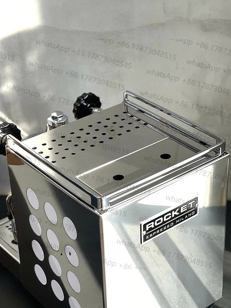 Rocket ROCKET APPARTAMENTO máquina de café semiautomática de un solo cabezal portavasos de acero inoxidable