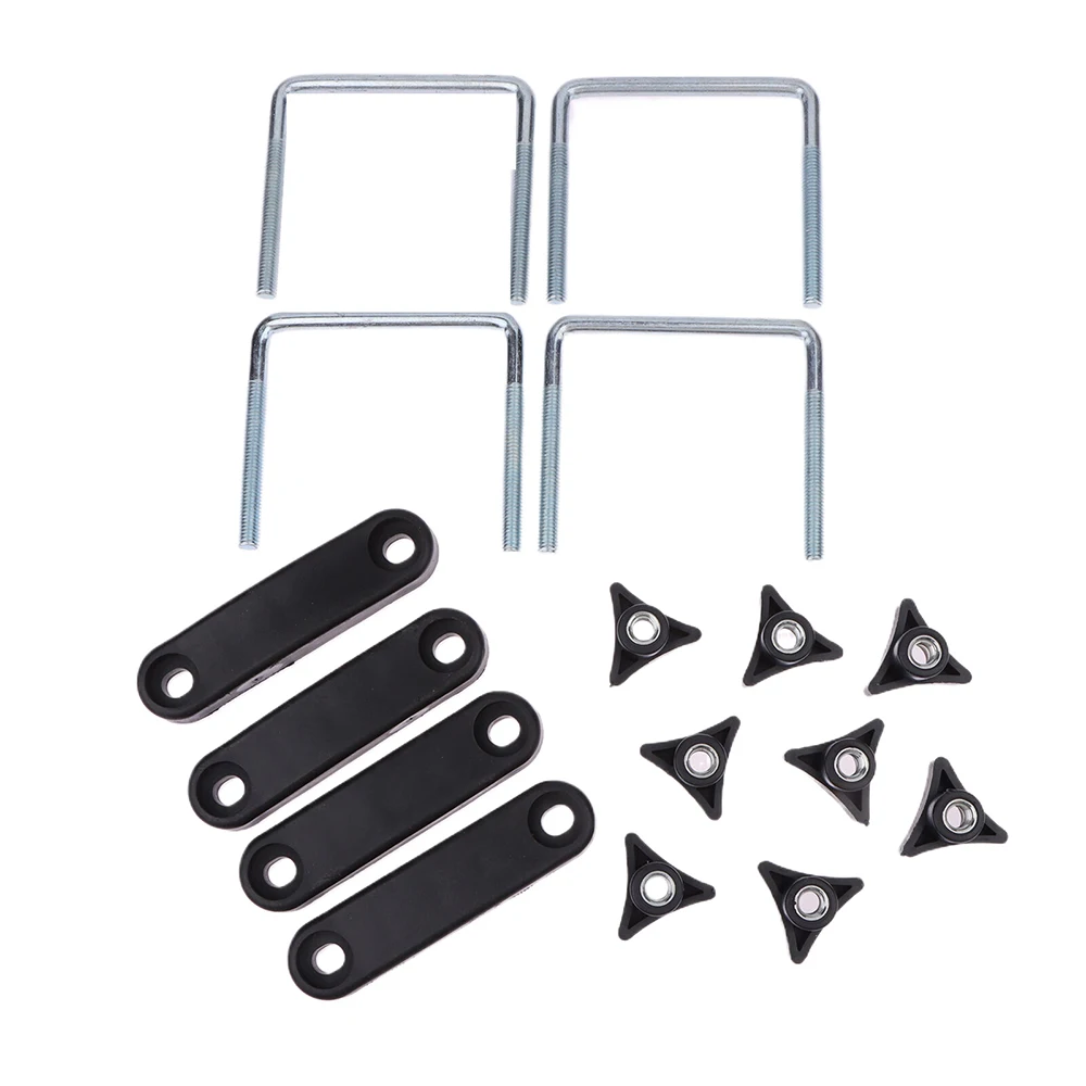 4pcs Car Roof Rack Basket U-Bolt Clamps Mounting Fitting Kit 6/8cm Universal Bracket Luggage Rack Clip Luggage Rack Accessories view 4