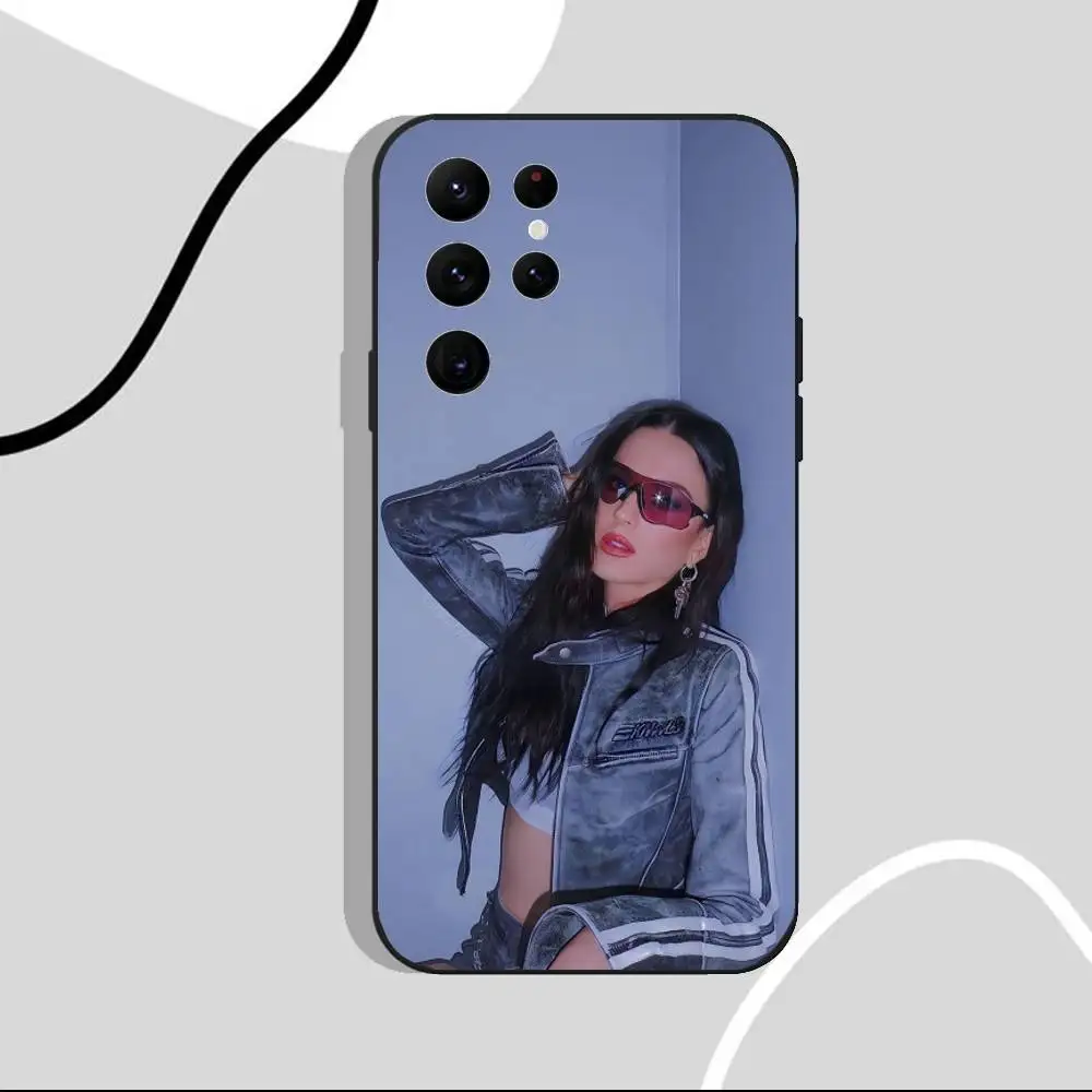 K-Katy 143 P-Perry Lifetimes Tour Capa de telefone para Samsung S25, S24 Ultra, S20, S30 plus, S22 Plus, S23, Ultra 5G Silicone Preto Shell