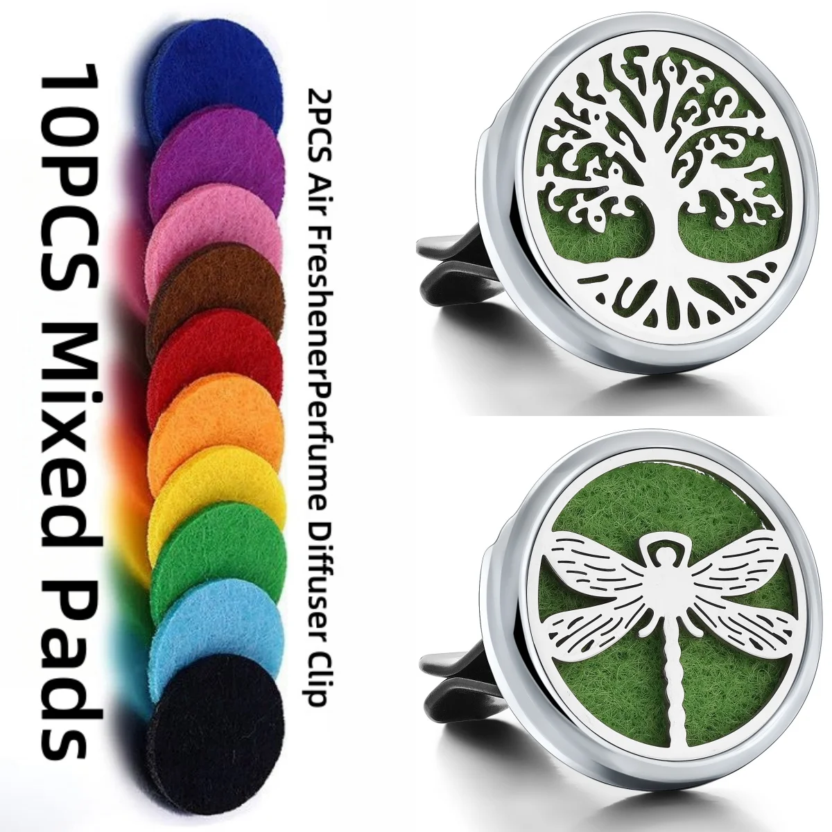 

2 шт. автомобильный зажим для ароматерапии, съемный и многоразовый зажим для автомобильной ароматерапии «Древо жизни», сам, не имеет аромат