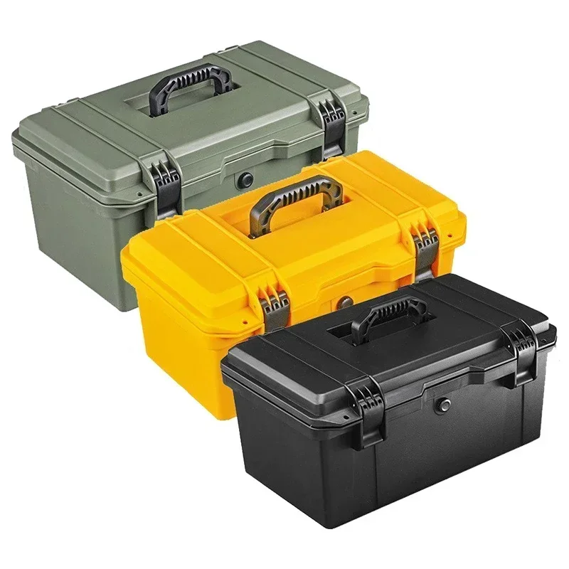 Plastic Thickened Portable Tool Box Professional Electrician Woodworking Working Storage Bag Household Hardware Tool Box