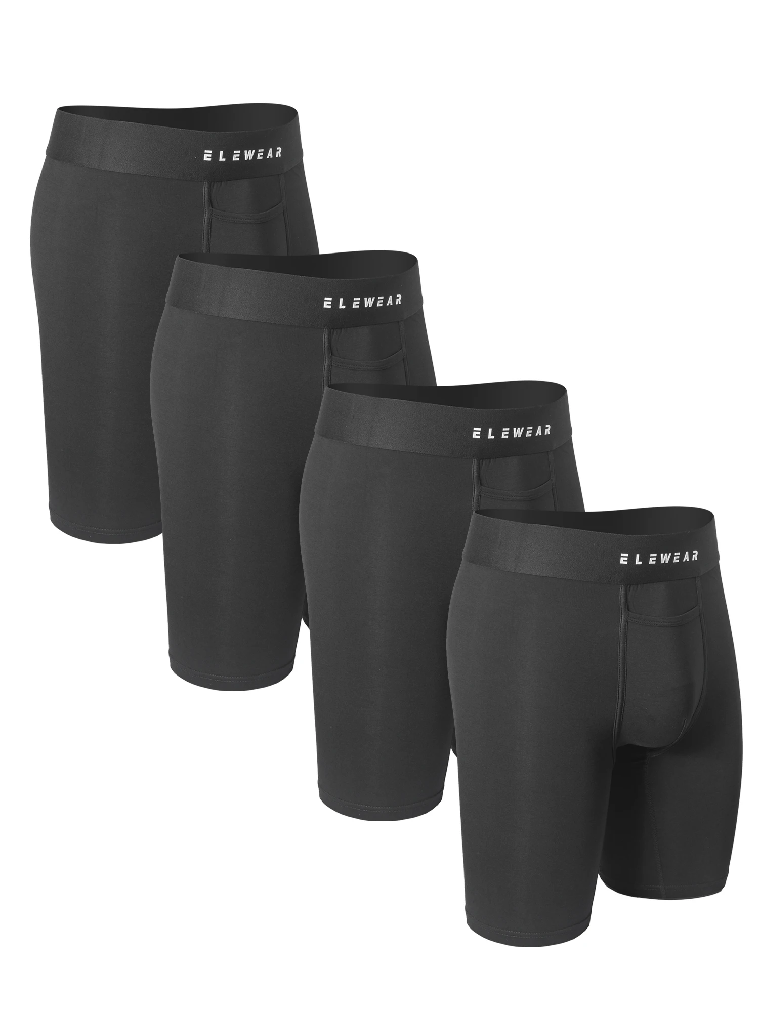 4 قطعة ملابس داخلية مشروط للرجال مع فتحة قابلة للتنفس سراويل داخلية للرجال سراويل داخلية بوكسر قصيرة
