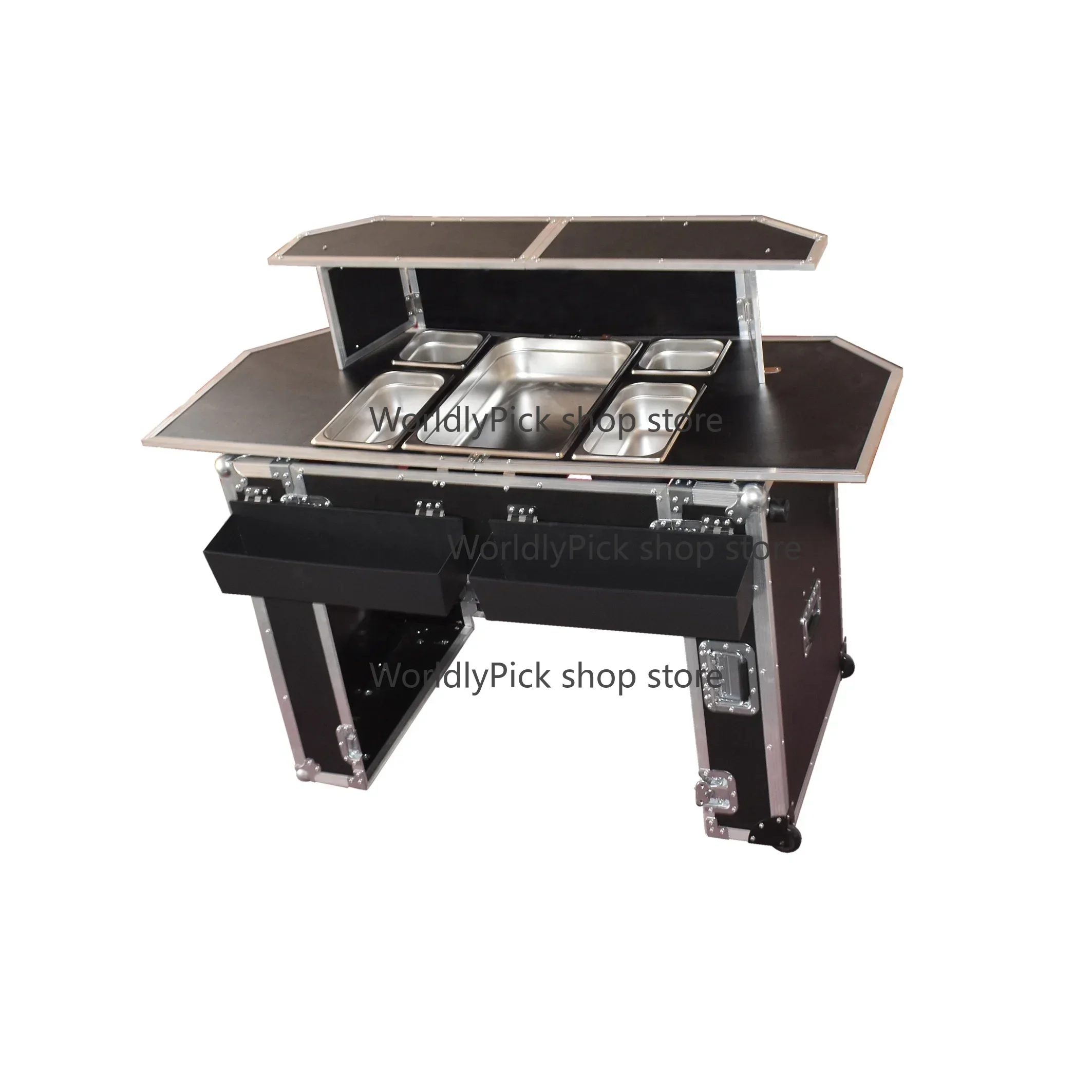Mobile Rod Flight Case Toolbox Storage Mobile Assembly Rod