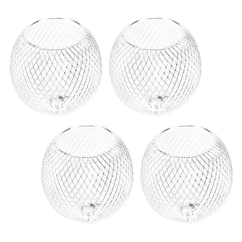 

4 шт. полых металлических абажуров для подвесных светильников, декоративные металлические накладки на потолочные светильники, винтажные промышленные аксессуары для ламп, для использования внутри помещений