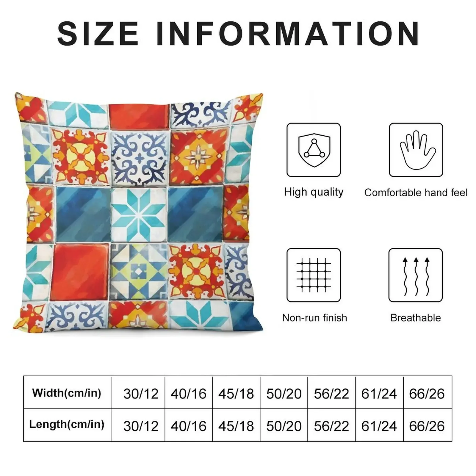 Colorful azulejos tiles from Azul board game Throw Pillow Christmas Pillow Covers New year Pillow Cases Decorative