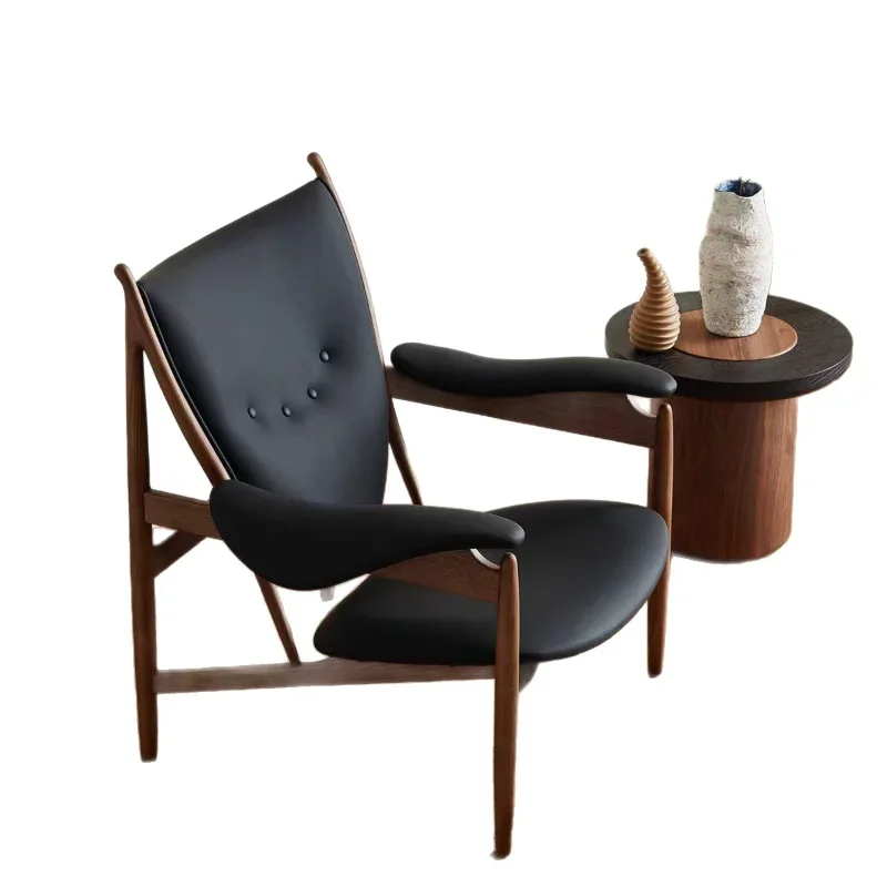 

Nordic Barcelona chair, modern leather single sofa