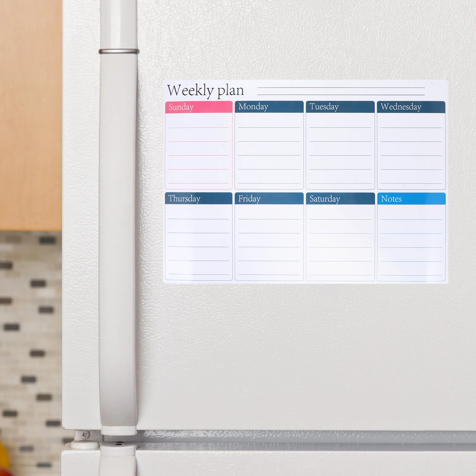 

Magnetic Schedule Message Board Tag Erasable Dry Erase Plastic Fridge Note Whiteboard Refrigerator